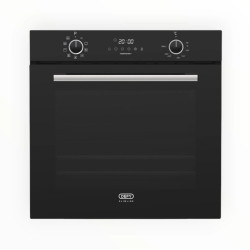 Defy 60cm Built-In Oven with Thermofan Black DBO689