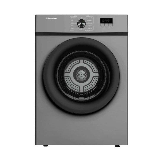Hisense 8kg Vented Tumble Dryer Grey DV1W801UT